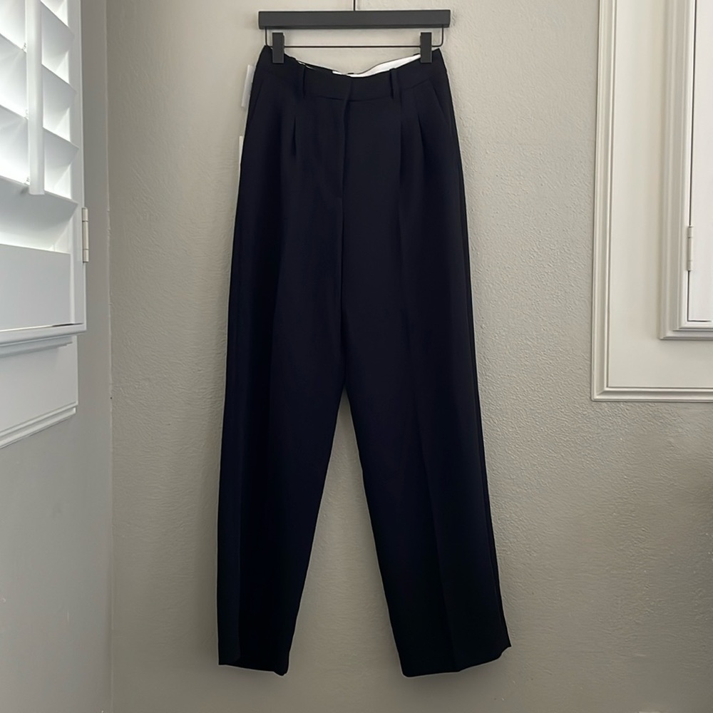 Aritzia Wide-Leg Trousers in Black